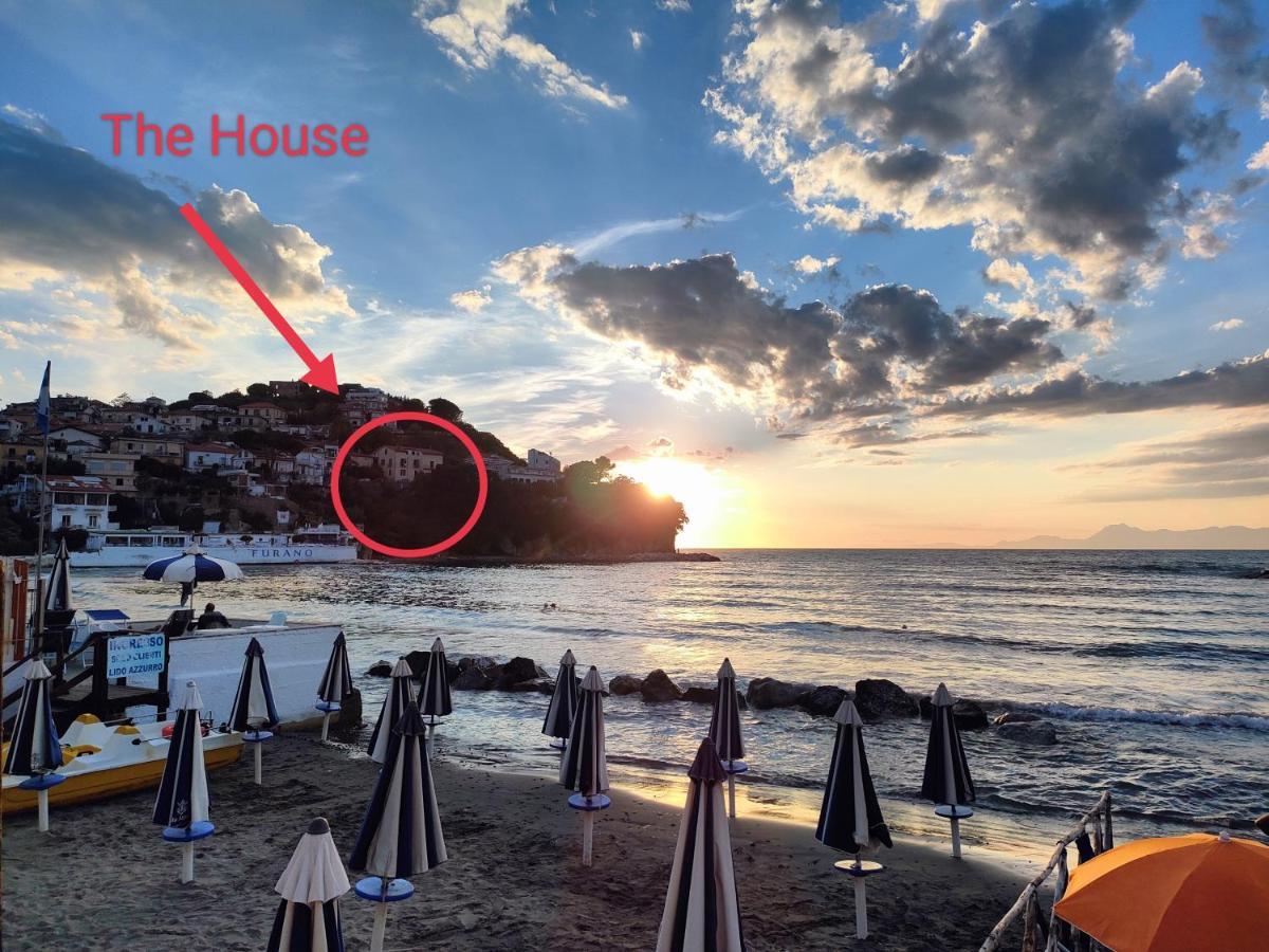 Panoramic Apartments In Villa In Center "The Beach And The Cliff" 1 Agropoli Exterior foto